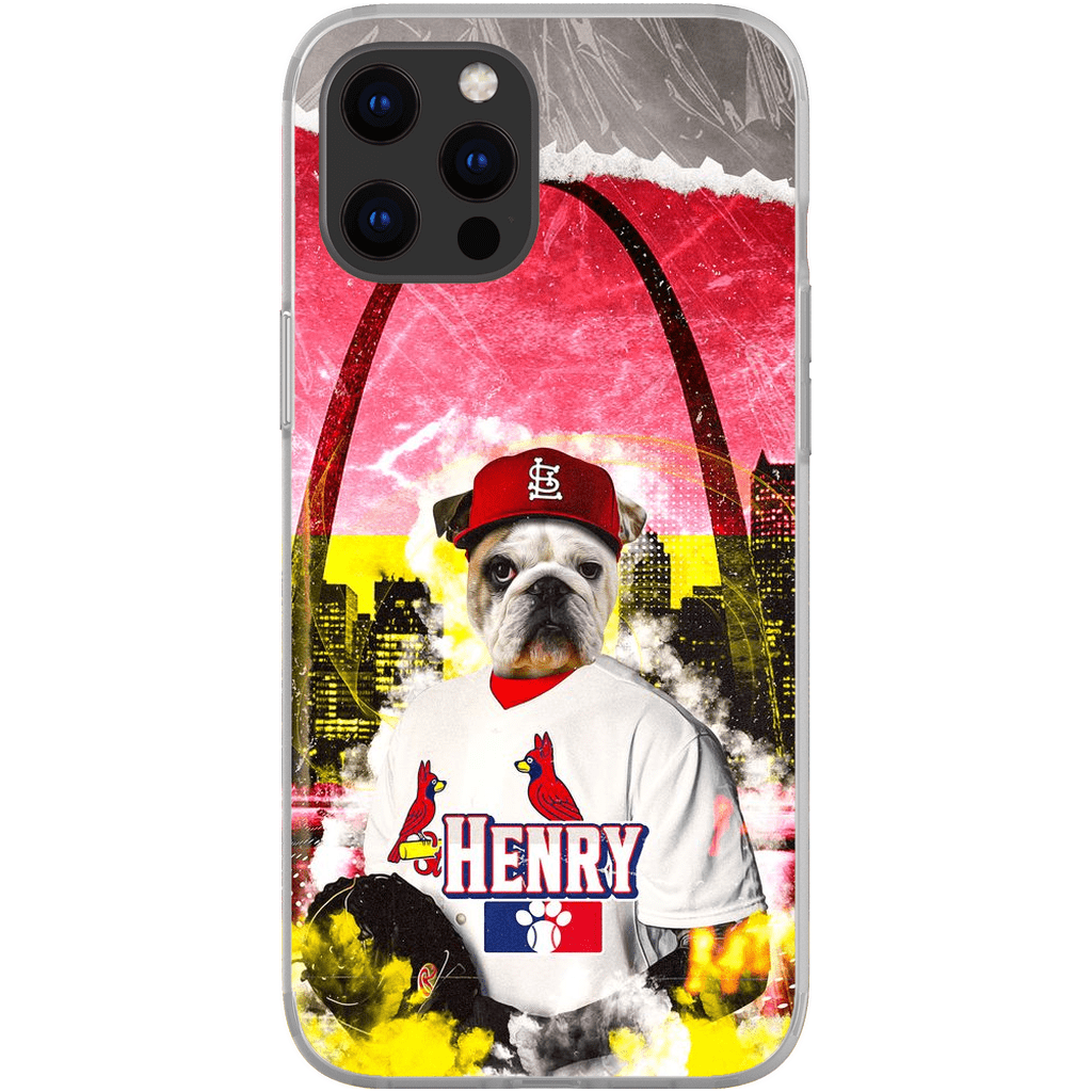 &#39;St. Louis Cardipaws&#39; Personalized Phone Case