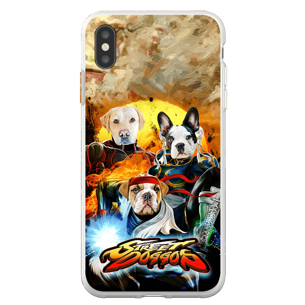 &#39;Street Doggos&#39; Personalized 3 Pet Phone Case