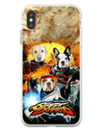 'Street Doggos' Funda personalizada para teléfono con 3 mascotas