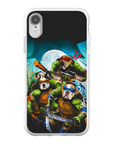 Funda personalizada para teléfono con 3 mascotas 'Teenage Mutant Ninja Doggos'