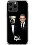 Funda personalizada para teléfono humano o mascota 'The Dogfathers'