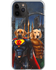 'Superdog & Aquadog' Personalized 2 Pet Phone Case