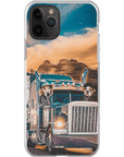 Funda personalizada para teléfono con 2 mascotas 'The Truckers'