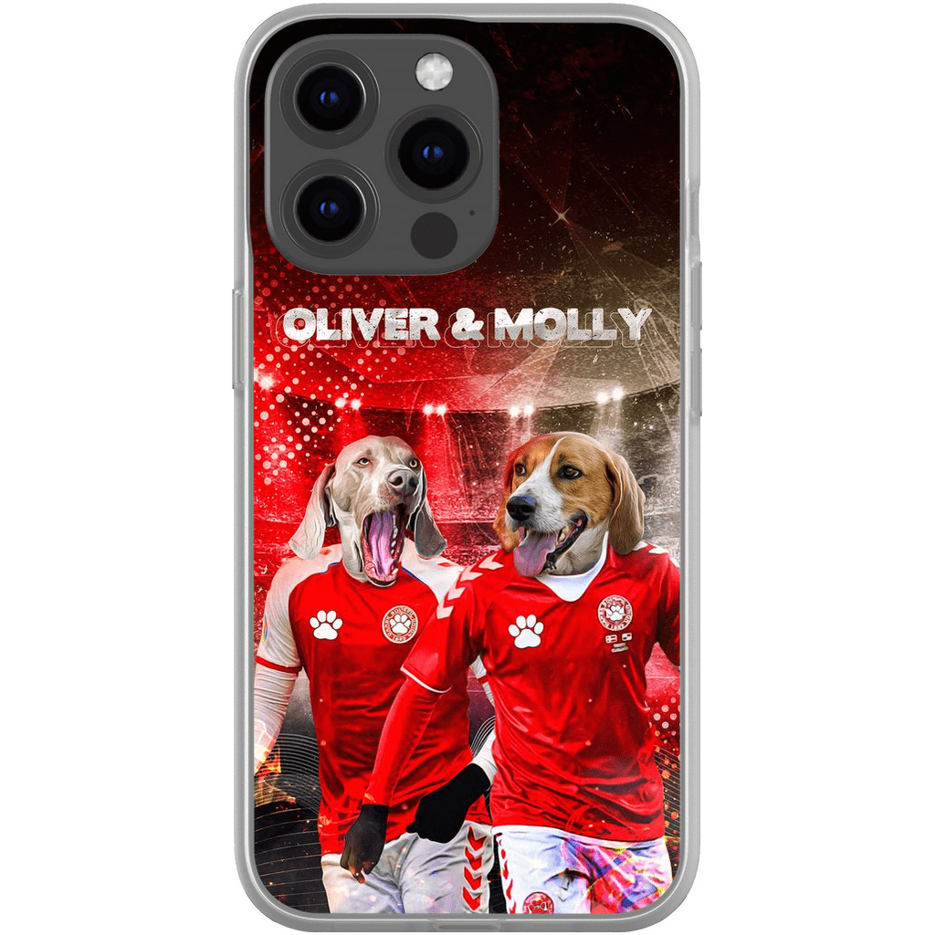 &#39;Denmark Doggos&#39; Personalized 2 Pet Phone Case