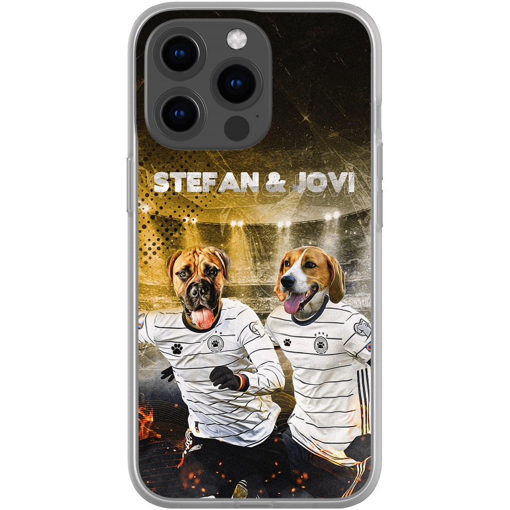 &#39;Germany Doggos&#39; Personalized 2 Pet Phone Case