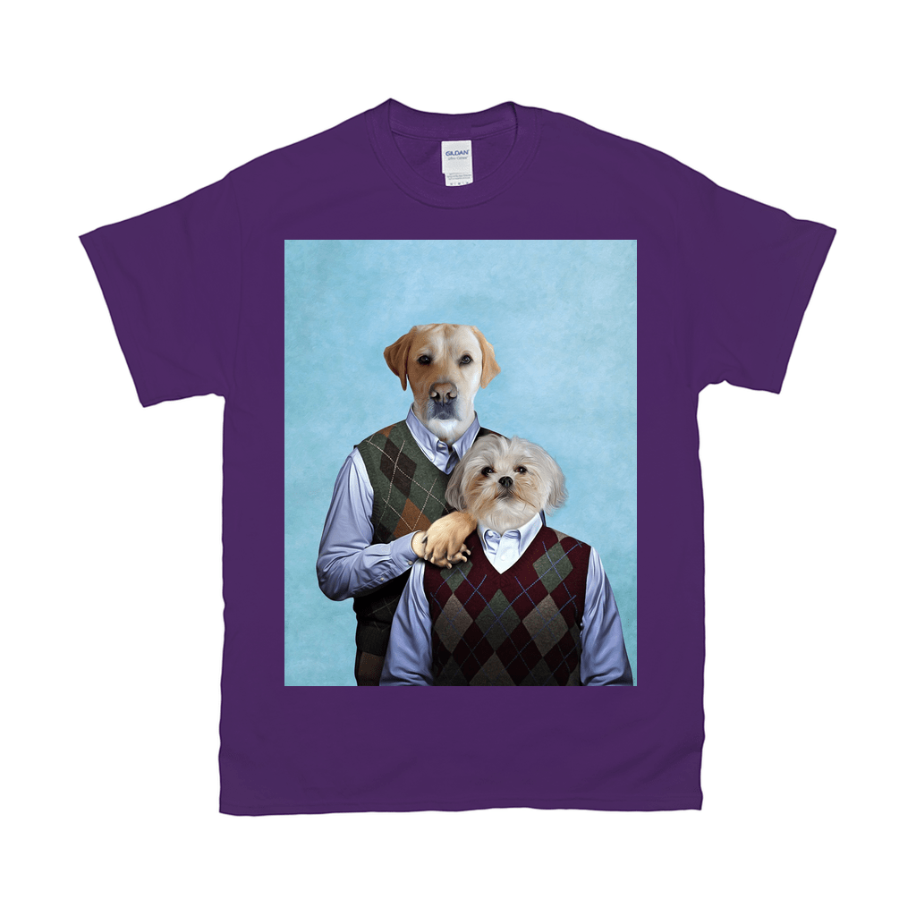 Camiseta personalizada para 2 mascotas &#39;Step Doggos&#39; 