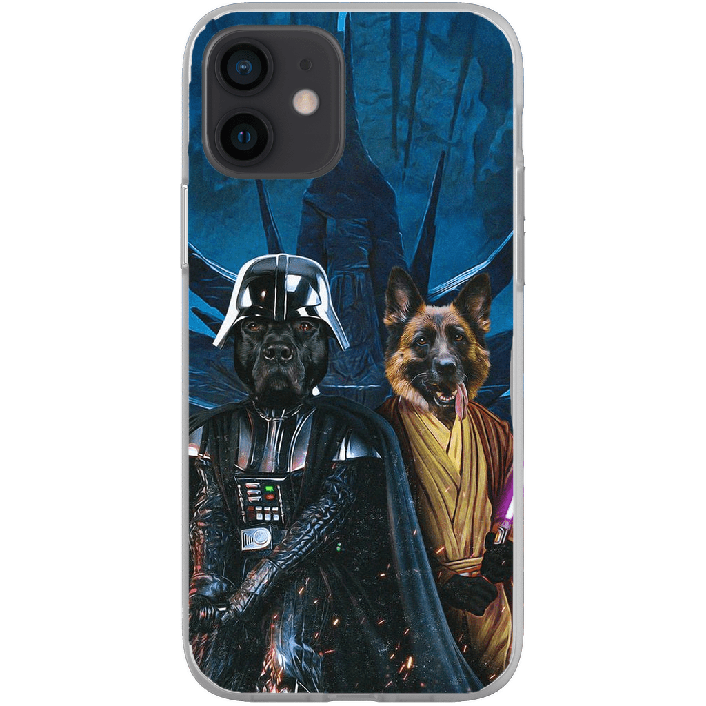 &#39;Darth Woofer &amp; Jedi-Doggo&#39; Personalized 2 Pet Phone Case