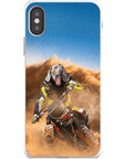 'The Motocross Rider' Personalized Phone Case