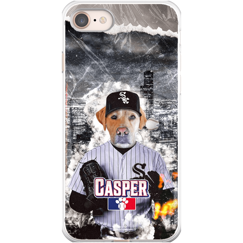 &#39;Chicago White Paws&#39; Personalized Phone Case