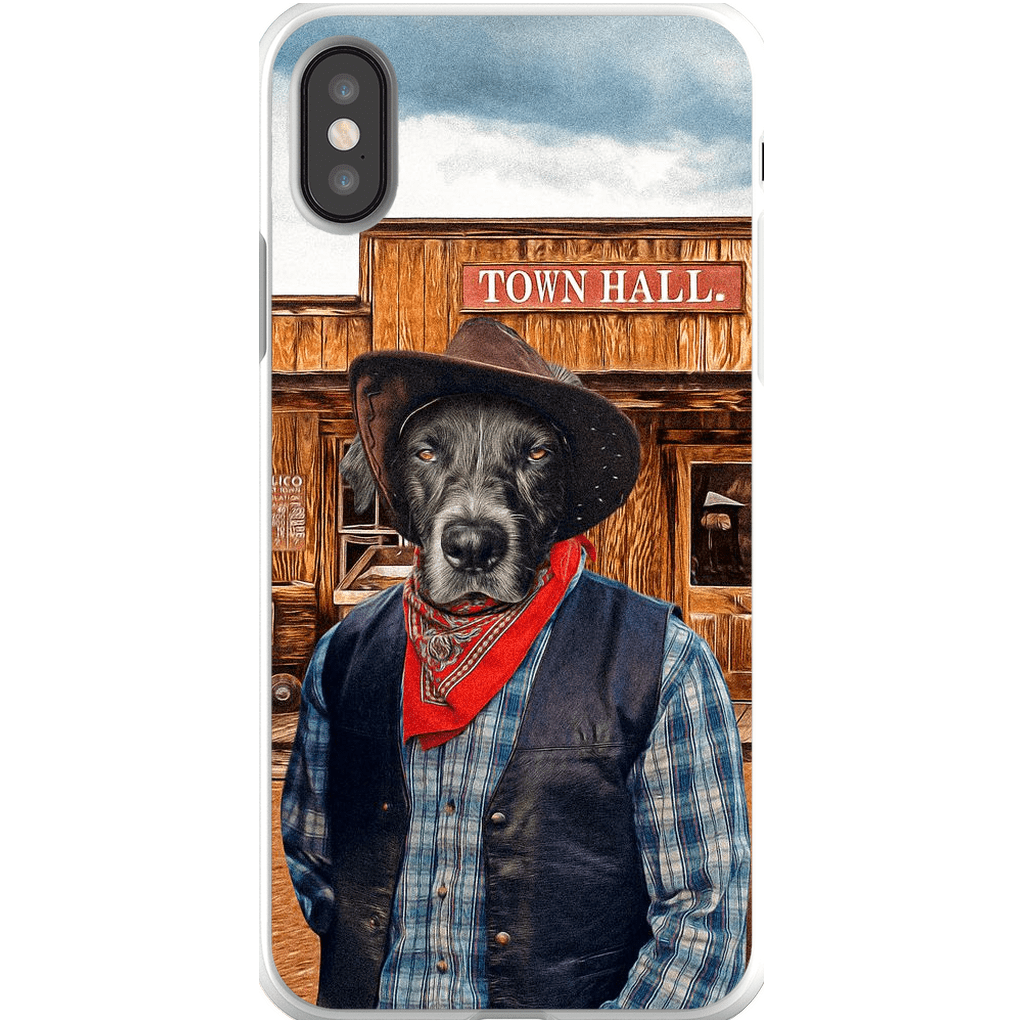 &#39;The Cowboy&#39; Personalized Phone Case