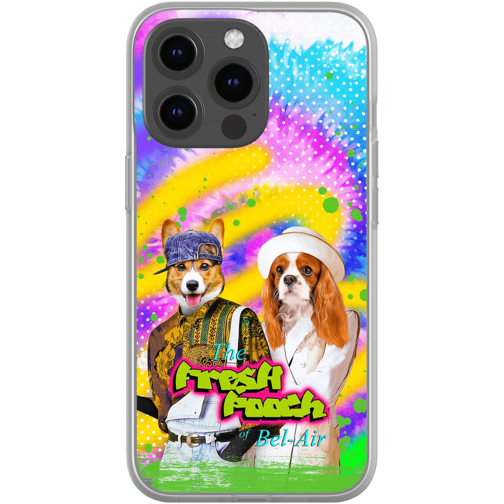 Funda personalizada para teléfono con 2 mascotas &#39;The Fresh Pooch&#39;