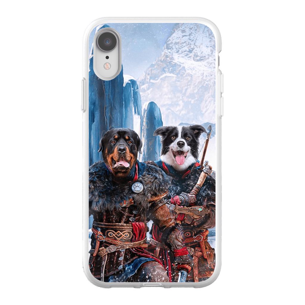 &#39;The Viking Warriors&#39; Personalized 2 Pet Phone Case