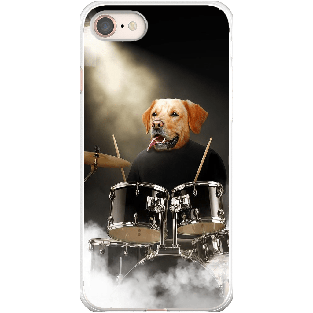 &#39;The Drummer&#39; Personalized Phone Case