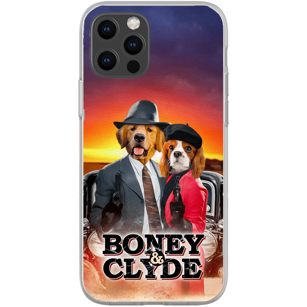 &#39;Boney and Clyde&#39; Personalized 2 Pet Phone Case