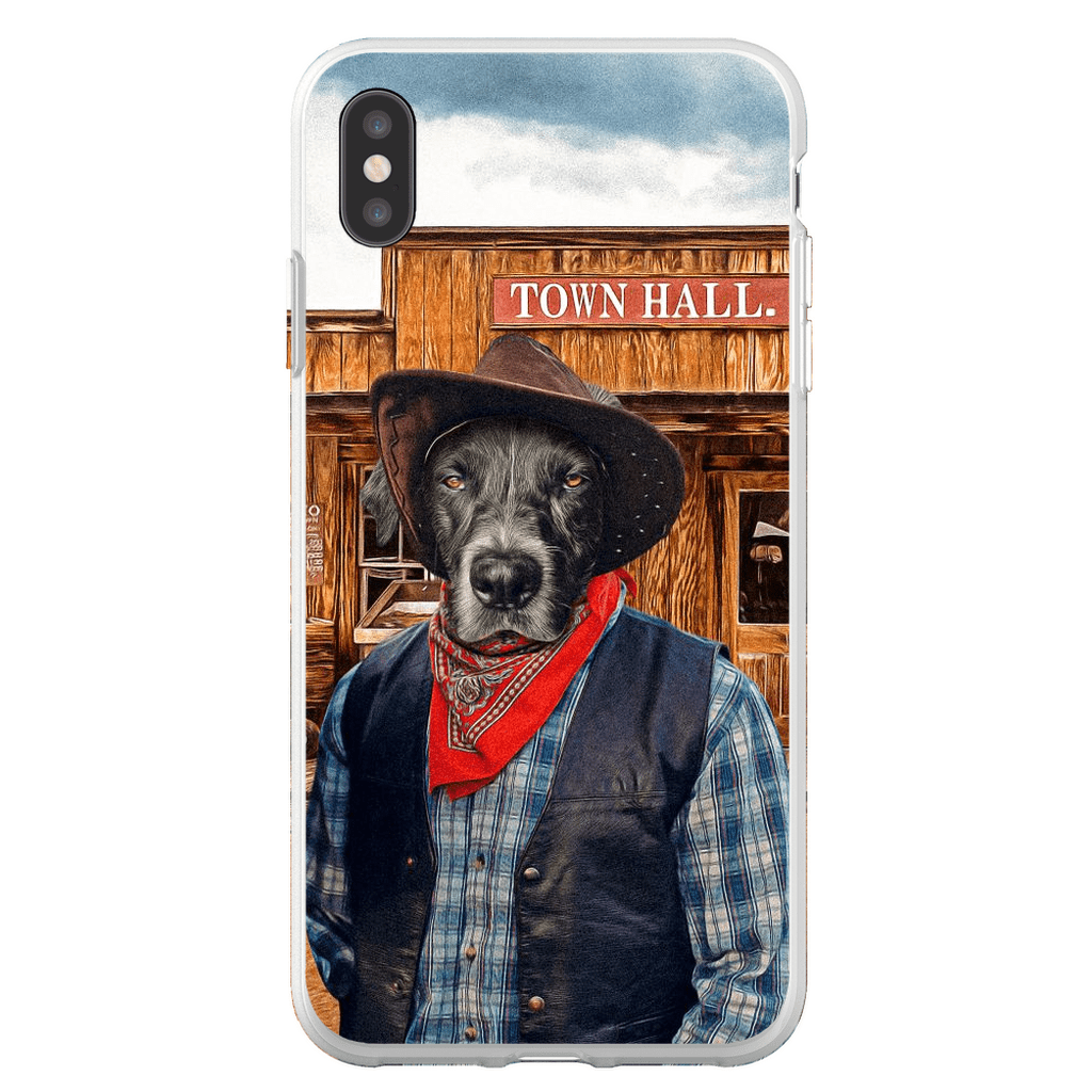 &#39;The Cowboy&#39; Personalized Phone Case