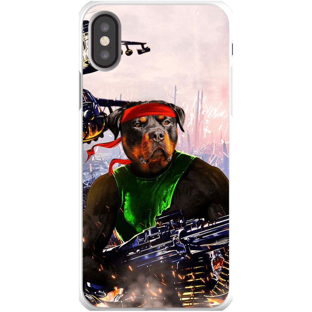 &#39;Rambo Doggo&#39; Personalized Phone Case