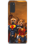 'Superdog & Wonder Doggette' Personalized 2 Pet Phone Case