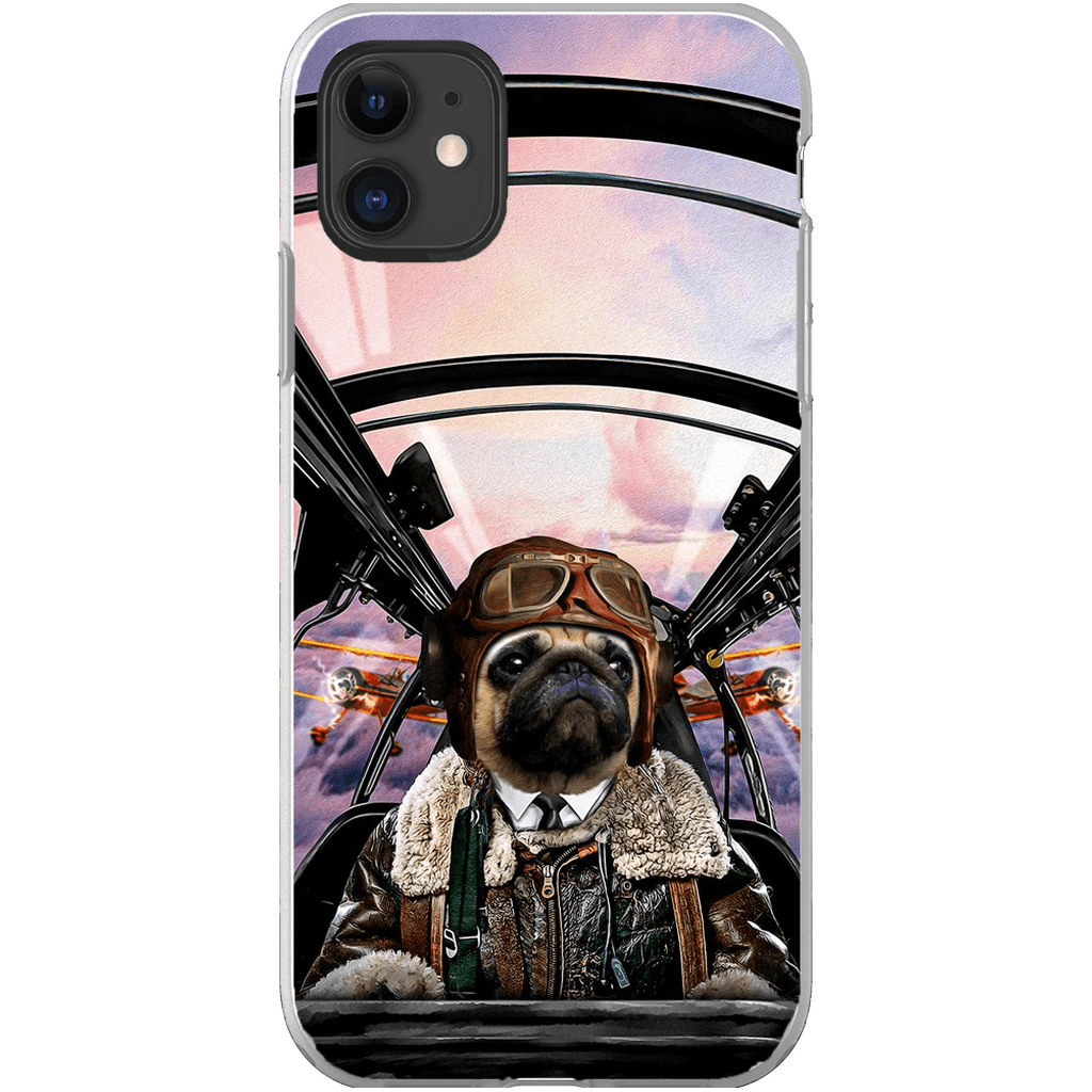 &#39;The Pilot&#39; Personalized Phone Case