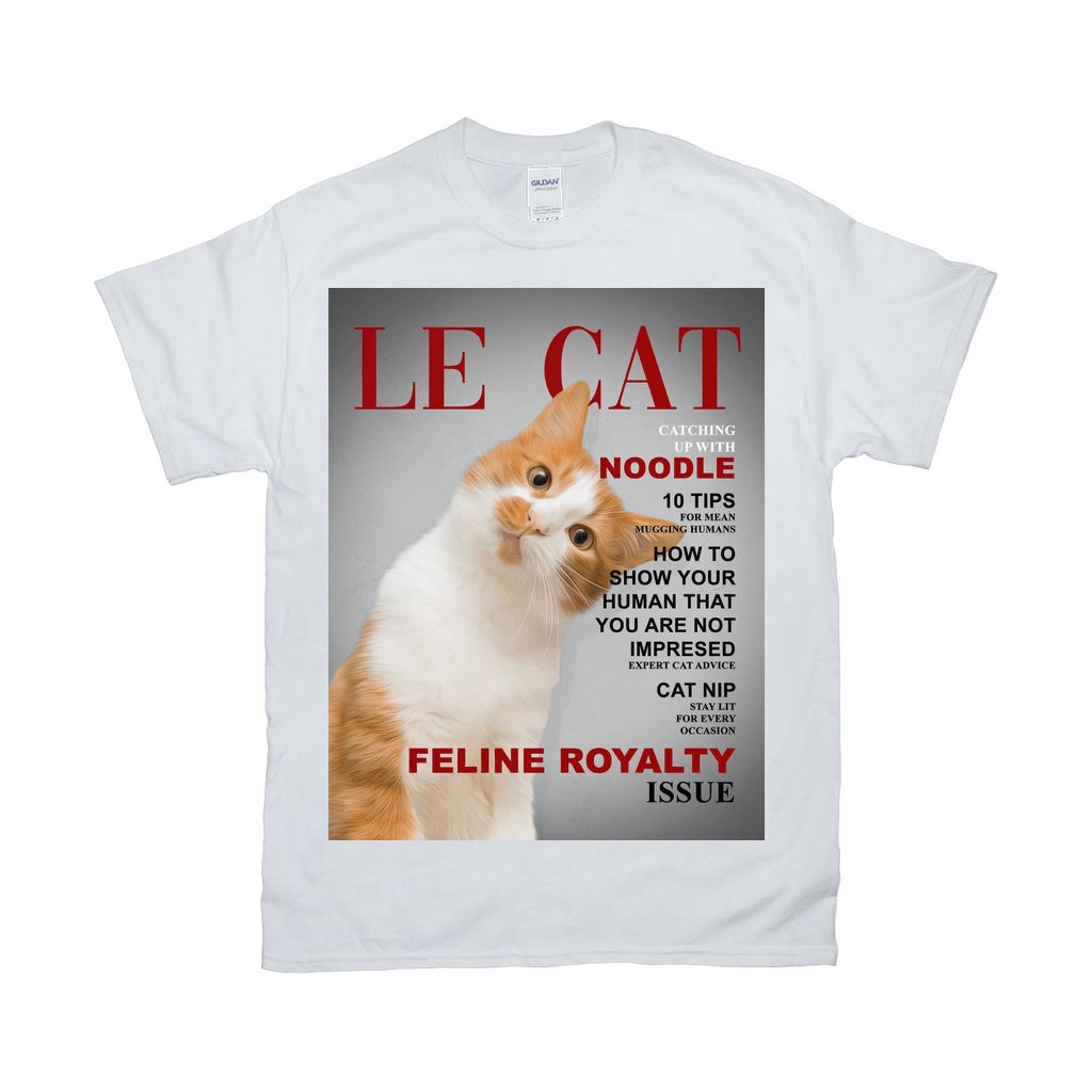 Camiseta personalizada para mascotas &#39;Le Cat&#39;