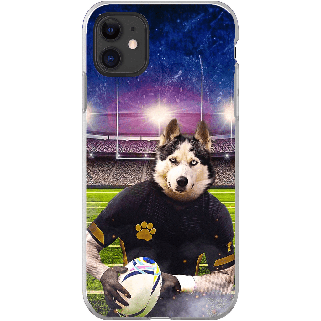 &#39;The Rugby Player&#39; Personalized Phone Case