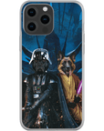 'Darth Woofer & Jedi-Doggo' Personalized 2 Pet Phone Case