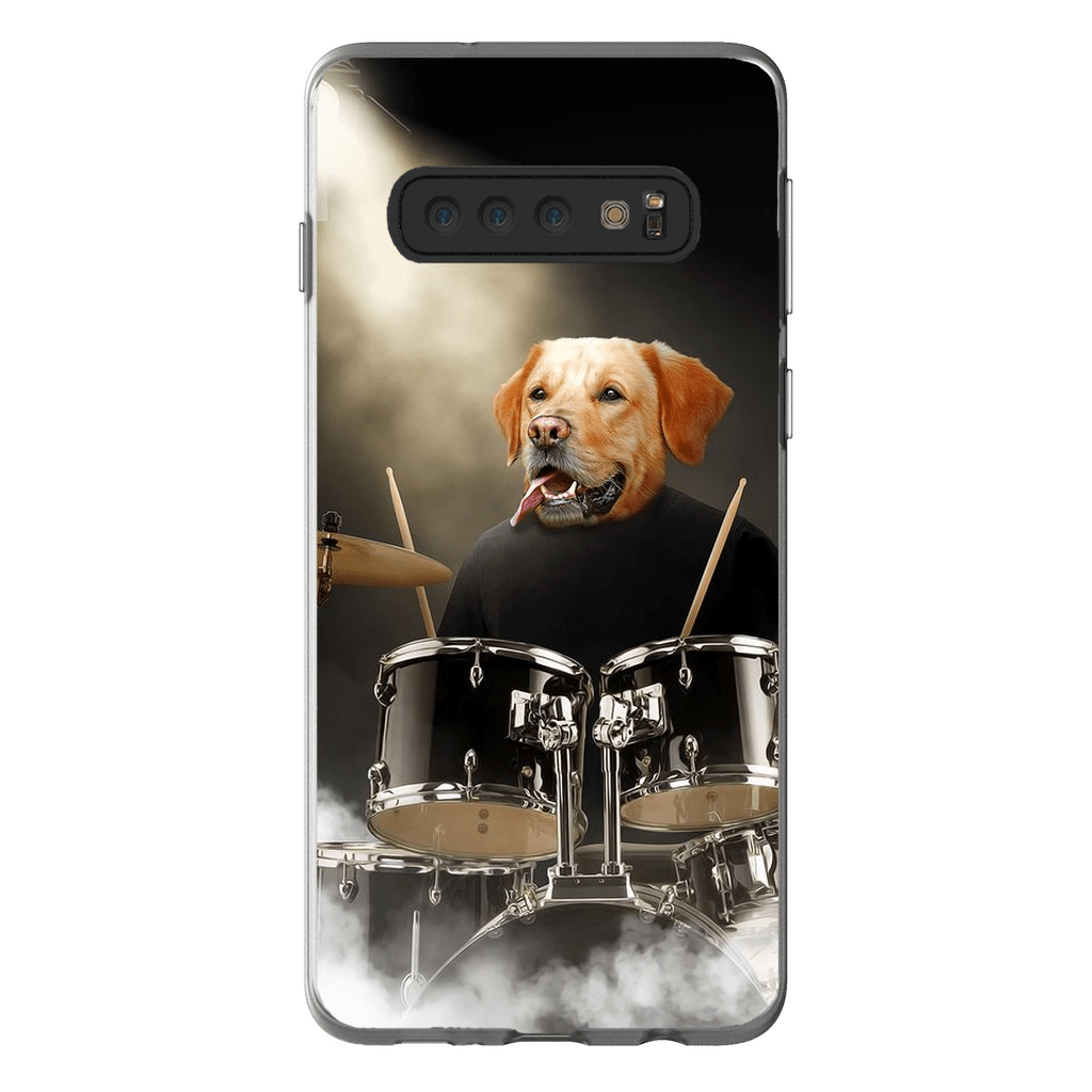 &#39;The Drummer&#39; Personalized Phone Case