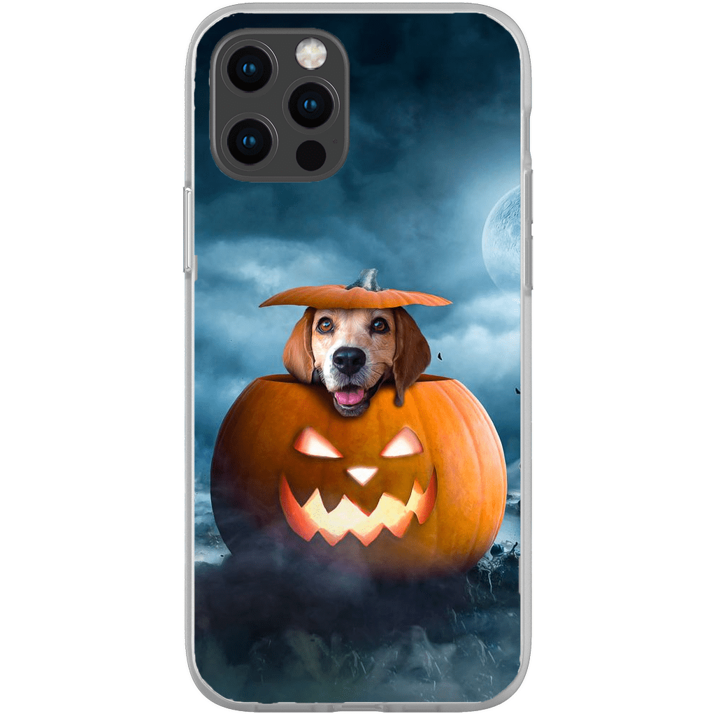 &#39;The Pawmpkin&#39; Personalized Phone Case