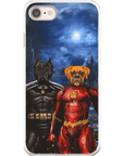 'Batdog & Flash Doggo' Personalized 2 Pet Phone Case