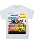 'The Beach Dogs' Personalized 3 Pet T-Shirt