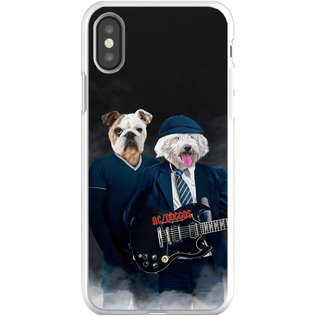 &#39;AC/Doggos&#39; Personalized 2 Pet Phone Case