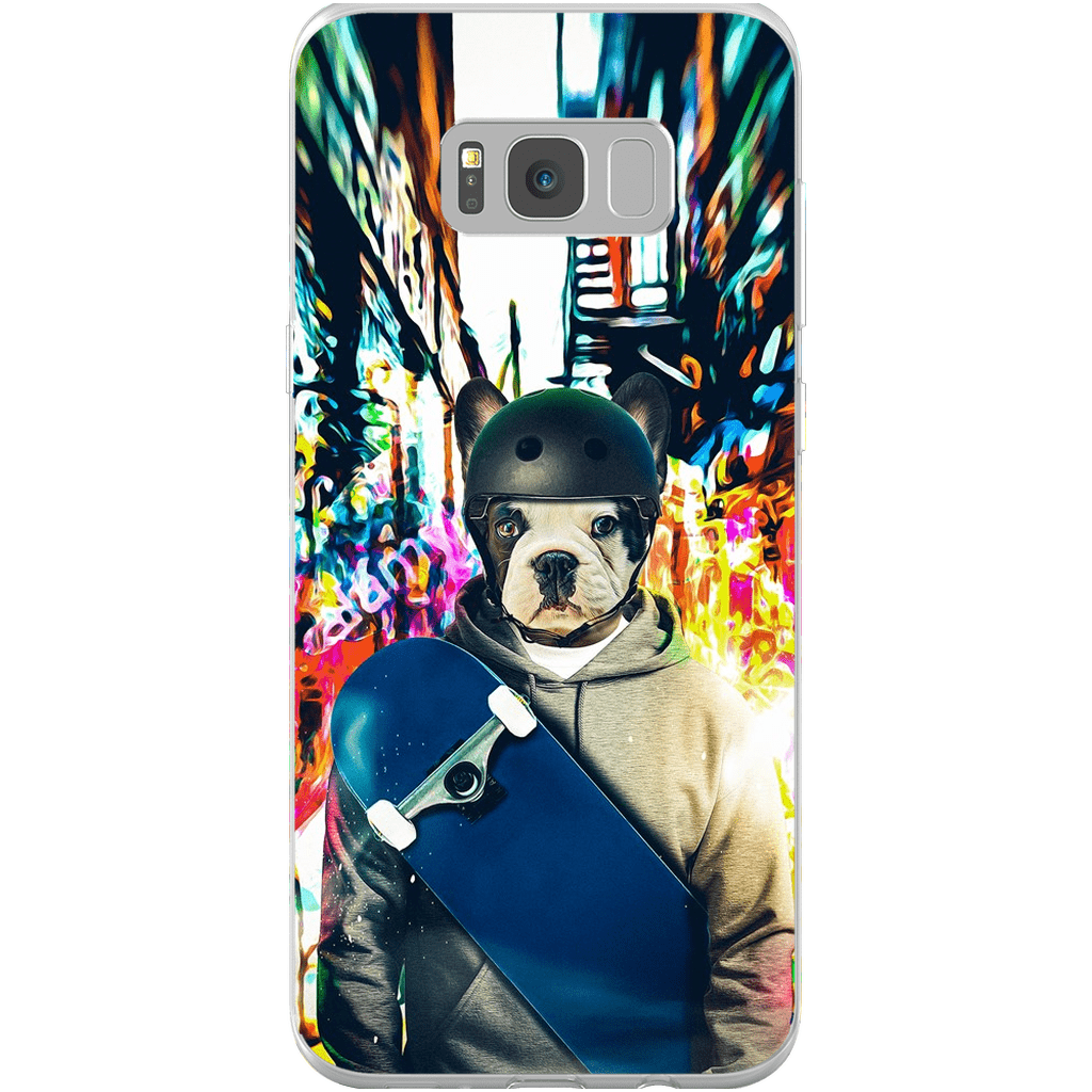 &#39;The Skateboarder&#39; Personalized Phone Case