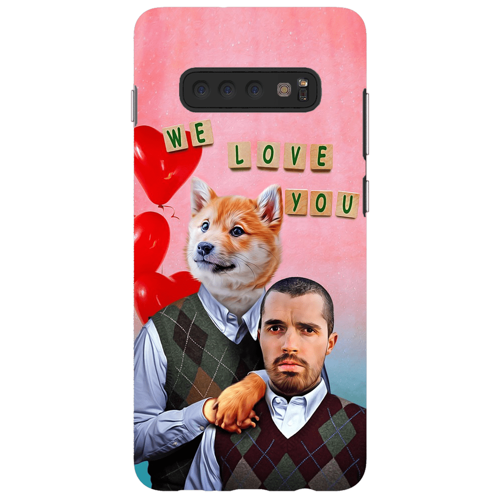 &#39;Step Doggo/Human Valentines&#39; Personalized Phone Cases