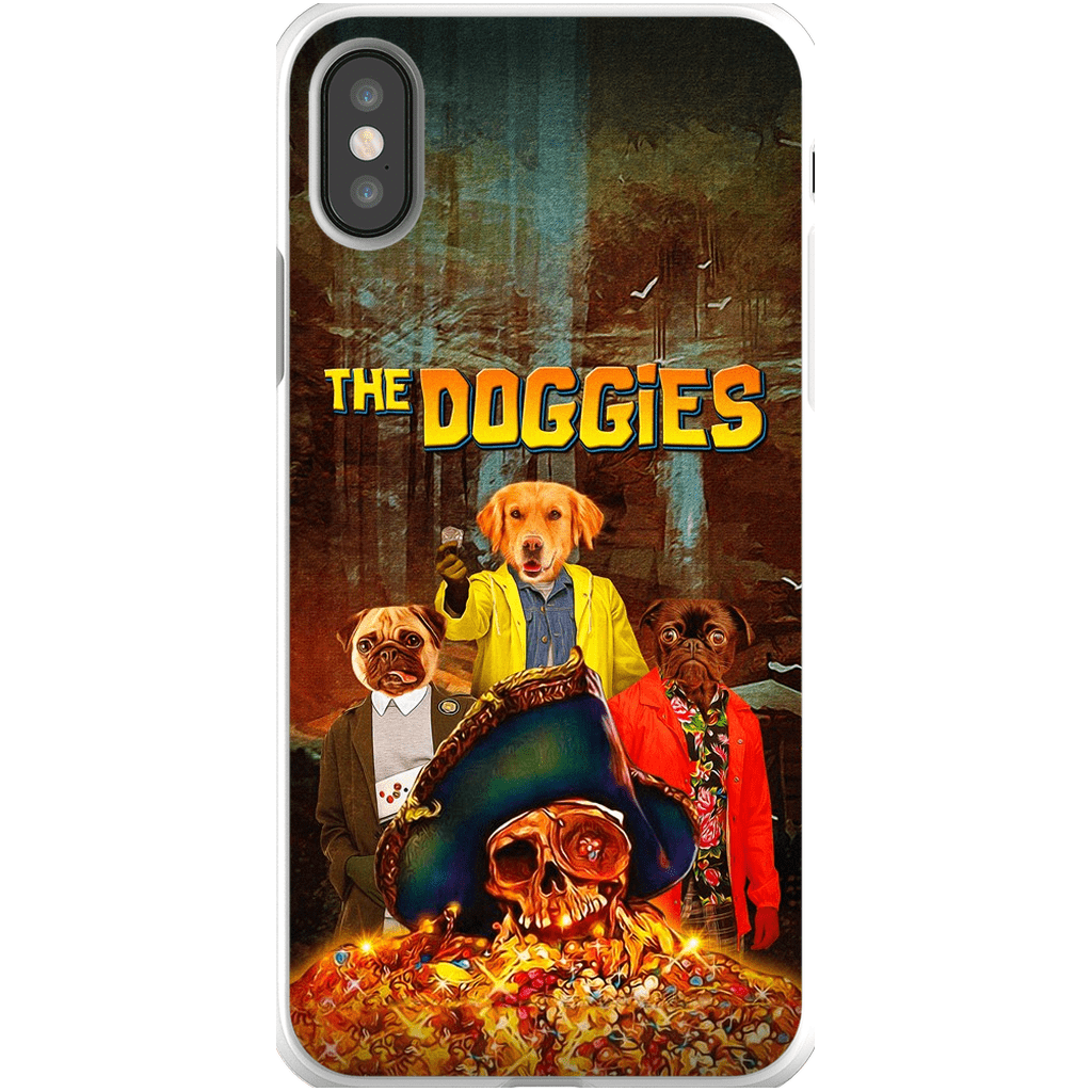 &#39;The Doggies&#39; Personalized 3 Pet Phone Case