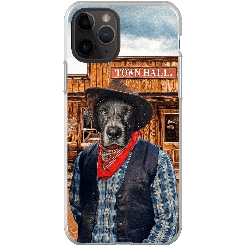 &#39;The Cowboy&#39; Personalized Phone Case