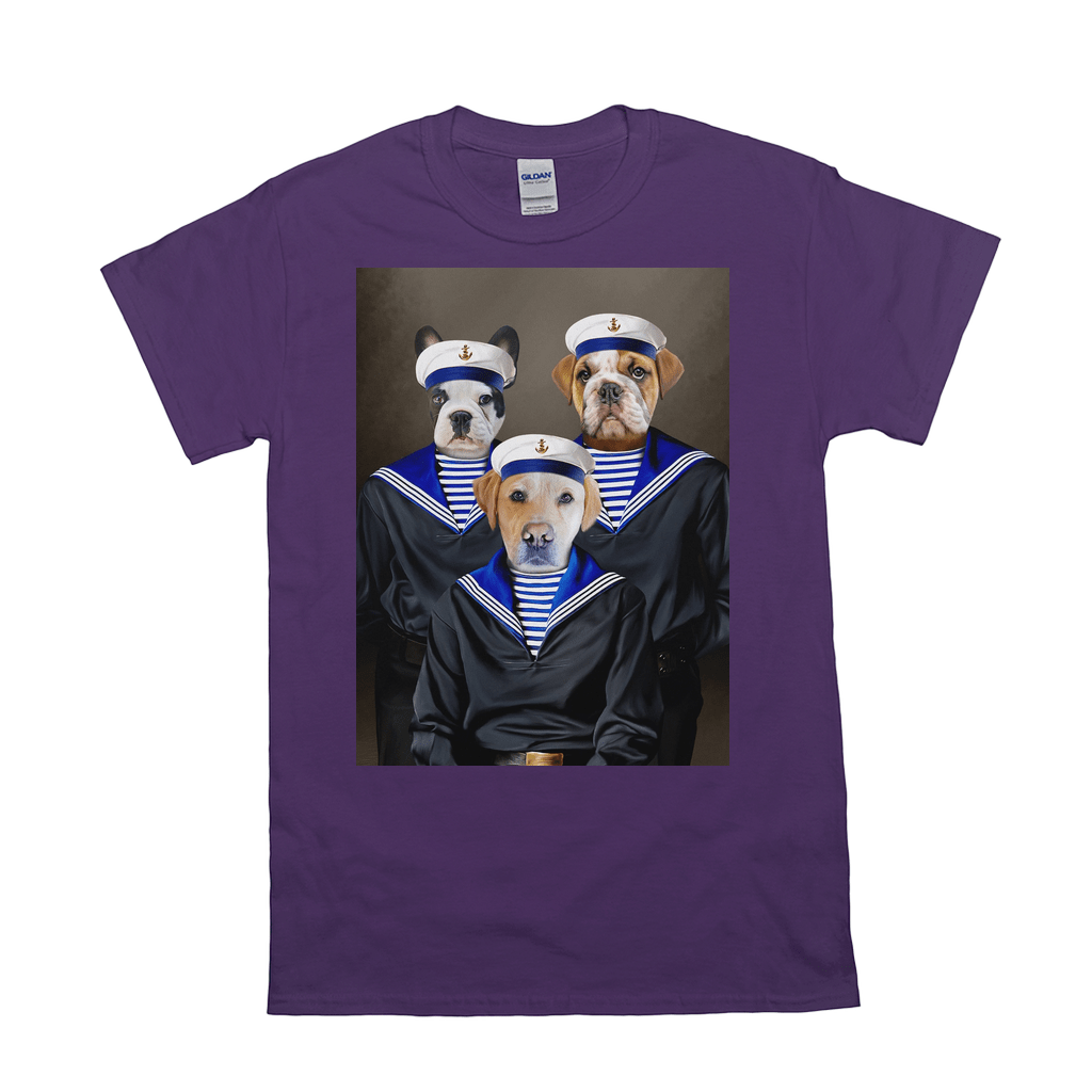 Camiseta personalizada con 3 mascotas &#39;Los Marineros&#39;