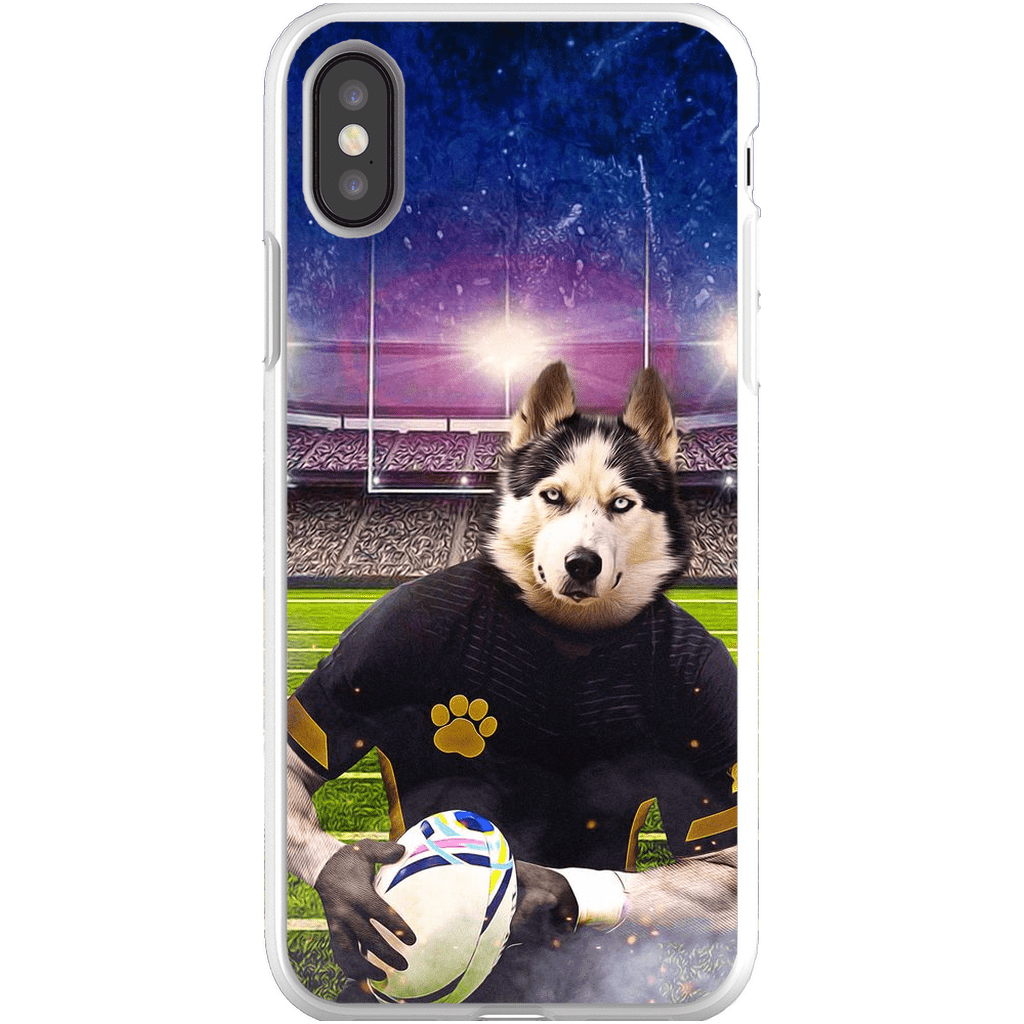 &#39;The Rugby Player&#39; Personalized Phone Case