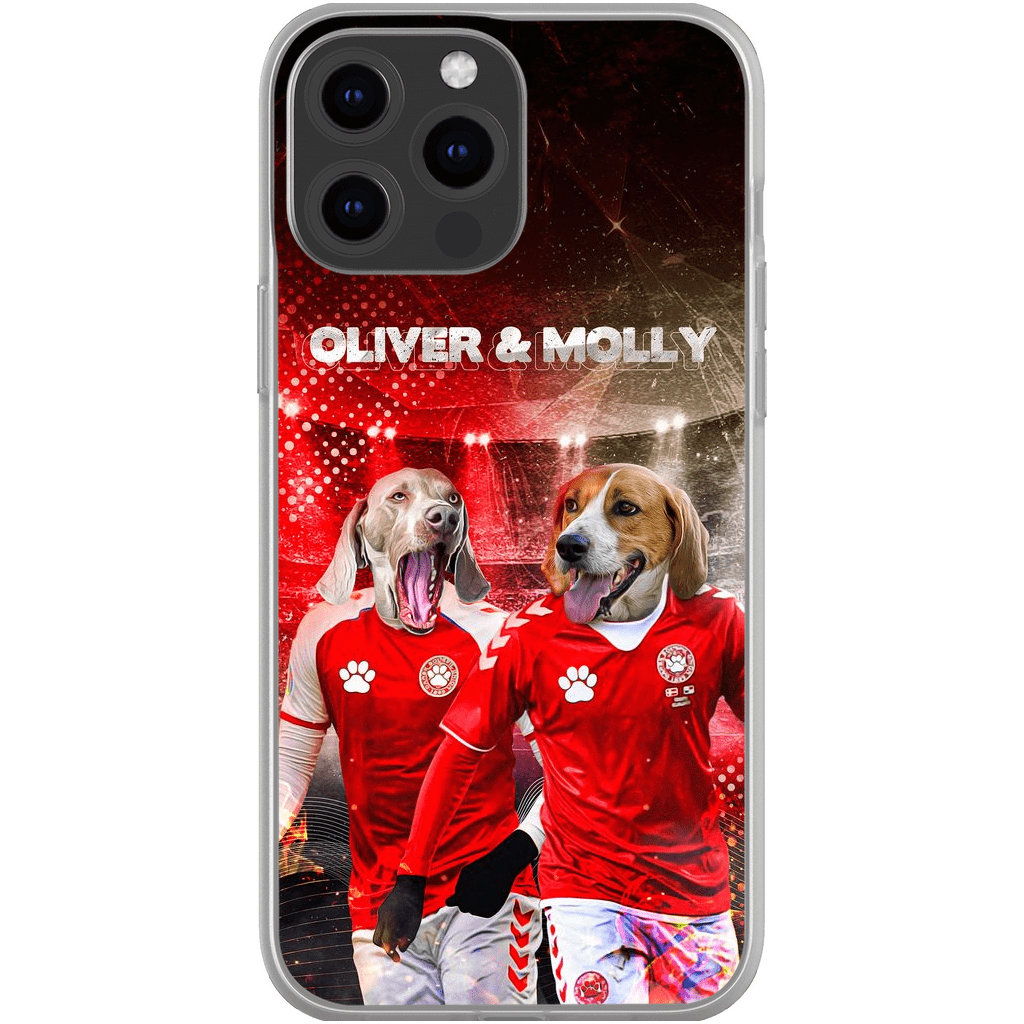 &#39;Denmark Doggos&#39; Personalized 2 Pet Phone Case