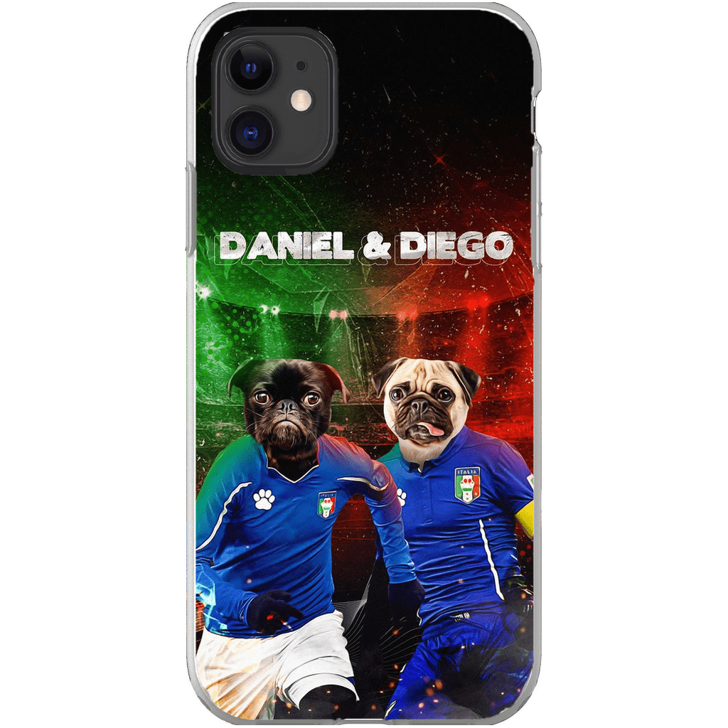 &#39;Italy Doggos&#39; Personalized 2 Pet Phone Case