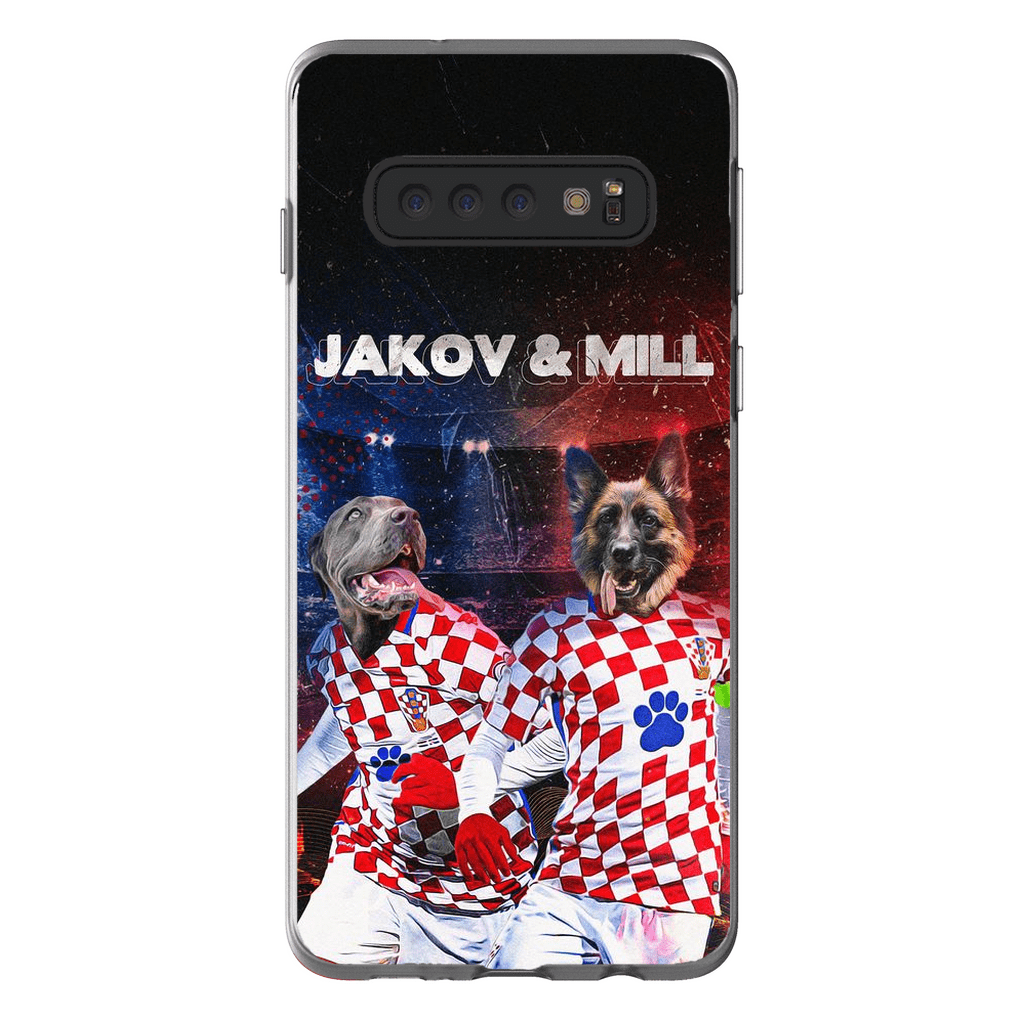 &#39;Croatia Doggos&#39; Personalized 2 Pet Phone Case