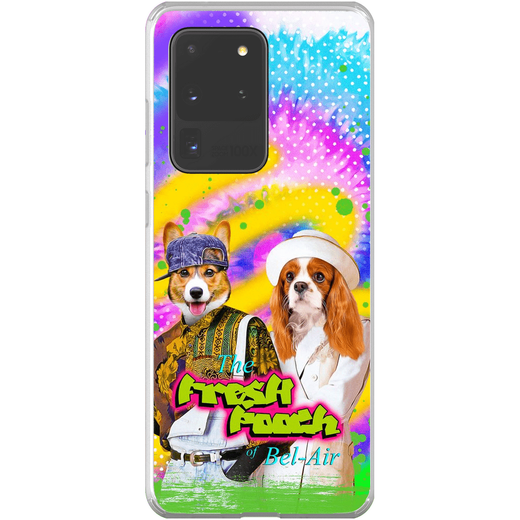 Funda personalizada para teléfono con 2 mascotas &#39;The Fresh Pooch&#39;