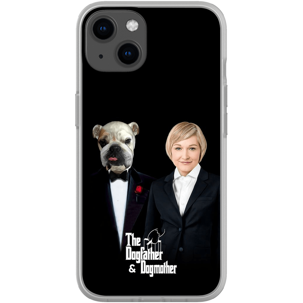 &#39;The Dogfather &amp; Dogmother&#39; Personalized Pet/Human Phone Case