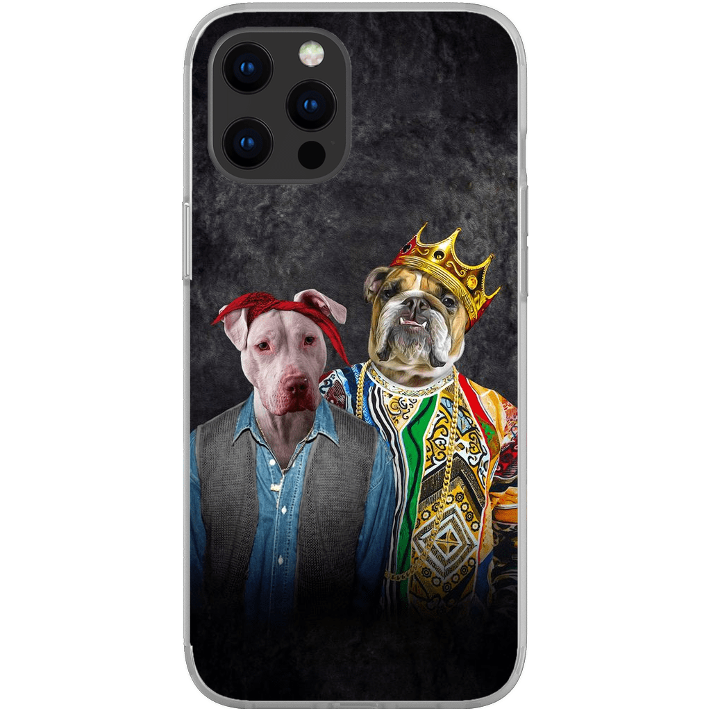 &#39;2Paw And Notorious D.O.G.&#39; Personalized 2 Pet Phone Case