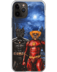 'Batdog & Flash Doggo' Personalized 2 Pet Phone Case