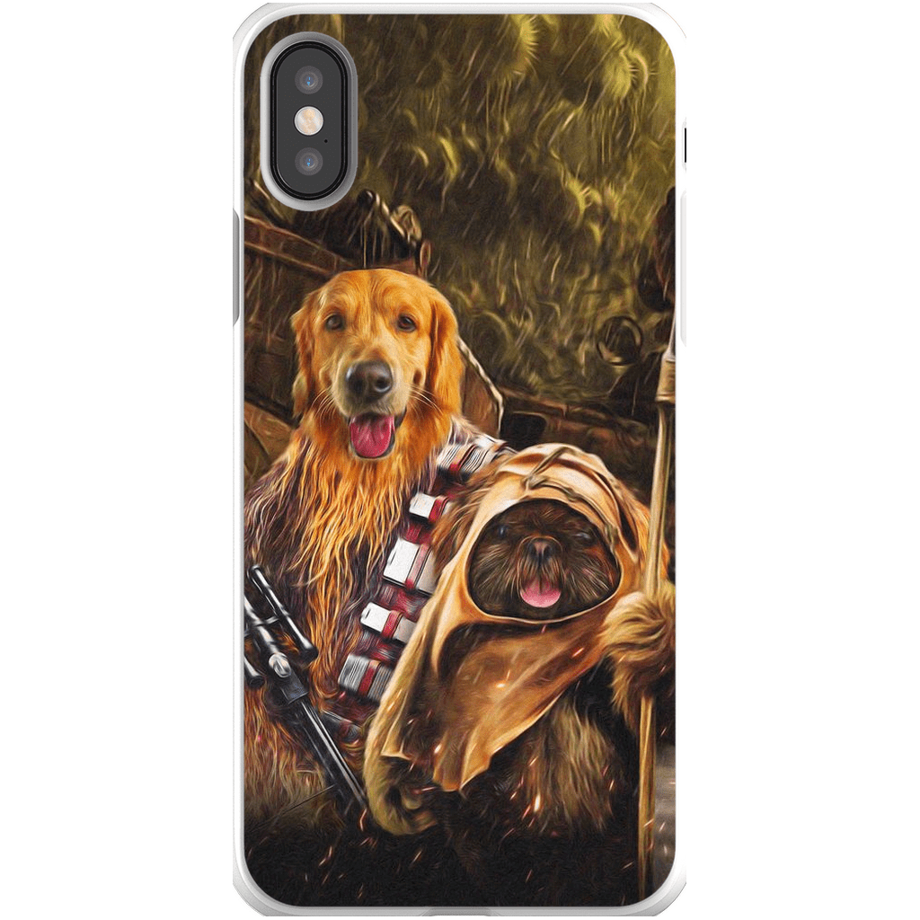 &#39;Chewdogga &amp; Dogg-E-Wok&#39; Personalized 2 Pet Phone Case