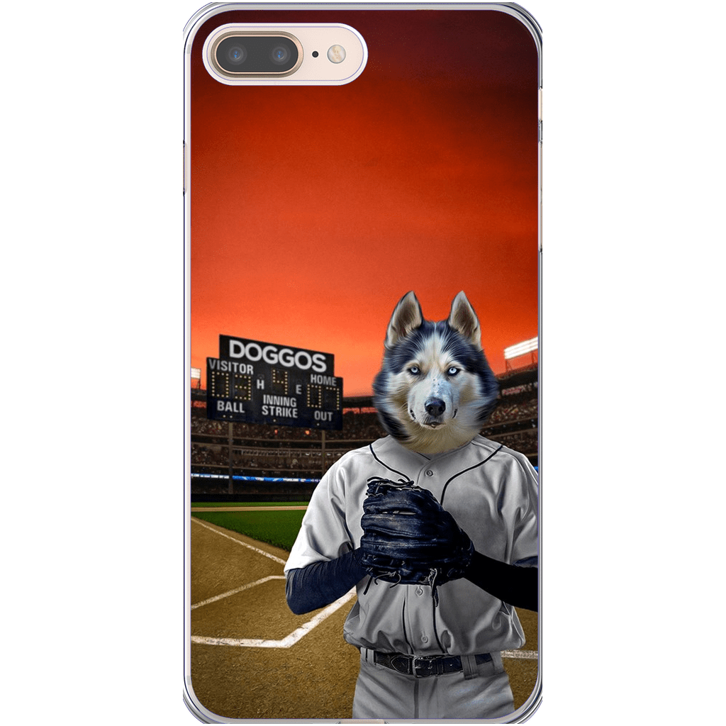 &#39;The Baseball Player&#39; Personalized Phone Case