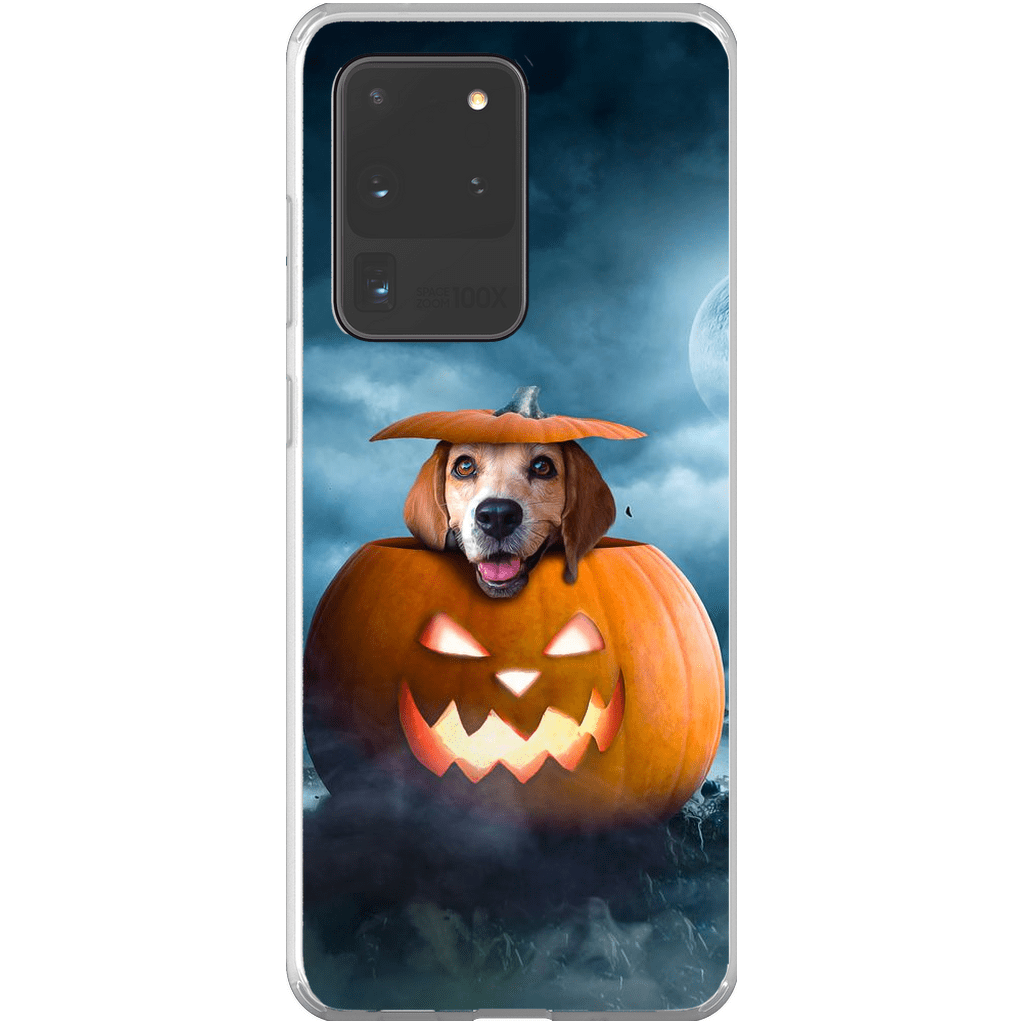 &#39;The Pawmpkin&#39; Personalized Phone Case