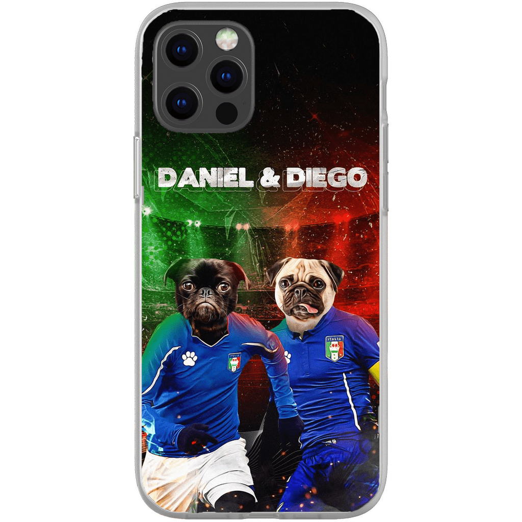 &#39;Italy Doggos&#39; Personalized 2 Pet Phone Case