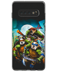 Funda personalizada para teléfono con 3 mascotas 'Teenage Mutant Ninja Doggos'