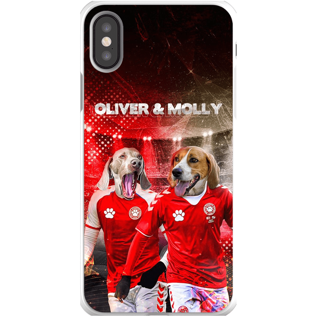 &#39;Denmark Doggos&#39; Personalized 2 Pet Phone Case