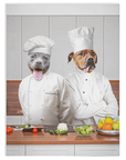 'The Chefs' Personalized 2 Pet Blanket